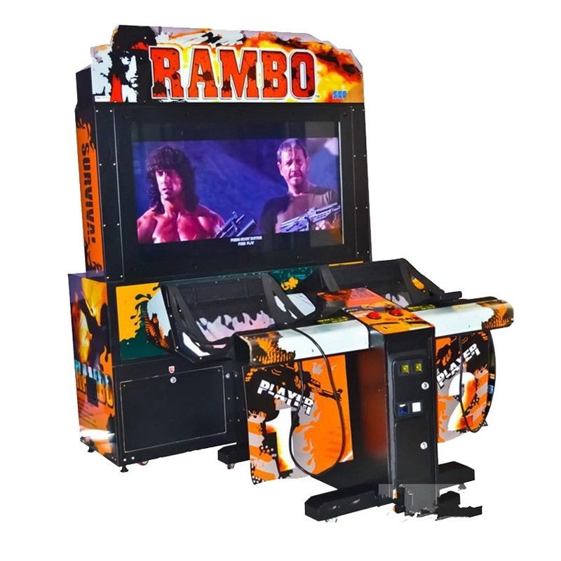 Coin Operated Upright Video Game Machines , Gun Shooting Commercial Gaming Machines