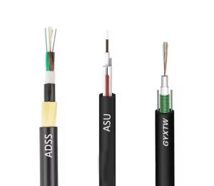 Wholesale High security Central Fiber Optic Cable GYXTC8S Armored Fiber Cable from china suppliers