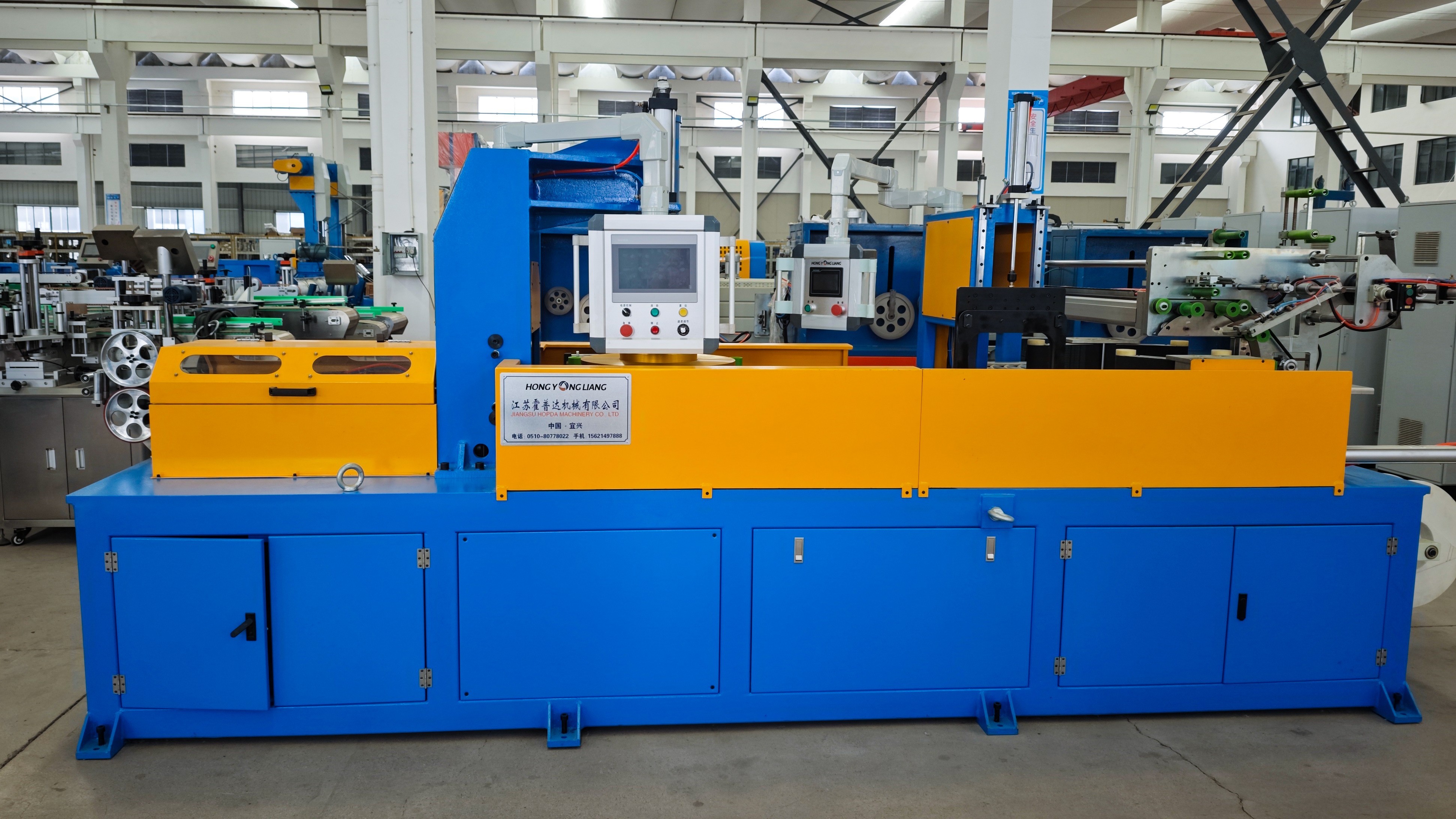 1860 cable coiling and packaging machine with integrated strapping function
