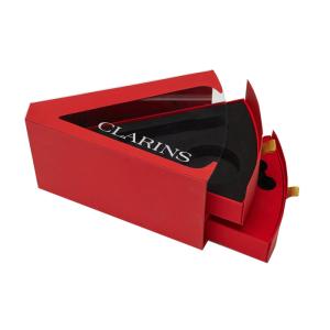 Wholesale Cute Creative Triangle Gift Box Cardboard Pack For Jewelry Ring Storage from china suppliers