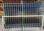 Tubular Steel Fence Black Spear Fencing 1.5M Outdoor Steel Palisade