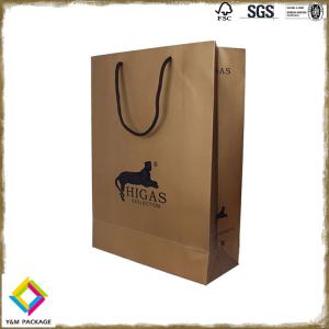 Wholesale CMYK Printing Brown Kraft Paper Bags With Handles Food Packaging Bag from china suppliers