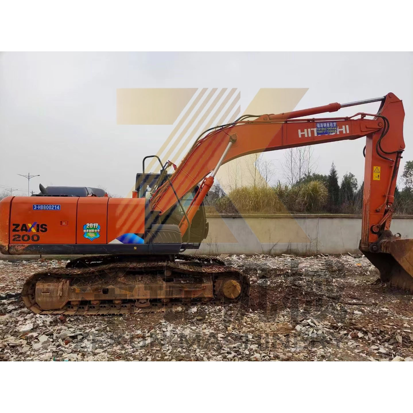 2013 2022 Hitachi ZX200 ZX200-3 5 5A Excavator Used Machine in Shanghai with Good