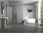 1152SQM 9.7mm Thick Full Body Porcelain Tiles Lappto Terrazzo Semi Polished