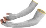 Nylon HPPE 13 Gauge Knife Proof Cut Resistant Sleeves With Thumb Hole