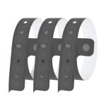 Plastic Vinyl Personalised Event Wristbands Secure Elastic Reflective