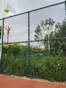 Wholesale 50 X 50 Mesh 7ft Tall Chain Link Wire Fence Sports Ground Engineering Contracting from china suppliers