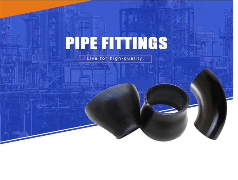 Sch100 Thickness DN5000 Black Seamless Eccentric Reducer Fitting