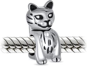 Wholesale Sitting Kitten Kitty Pet Animal Lover CAT Dangle Charm Beads For Women Teen from china suppliers