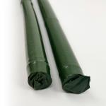 20cm Painted Raw Bamboo Poles Stakes Rods Green Decoration