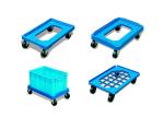 PD Series Strong ABS Construction Plastic Container Dolly Capacity 250kg
