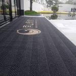 Polypropylene Commercial Rubber Door Mats 9 mm Low Maintenance