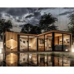 Steel Structure Wooden House Garden Bedroom Beach Scenery Characteristics Home