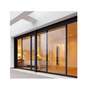 Wholesale Aluminum Alloy Black Thick Frame Sliding Door for Residential Double Glazing by SKATE from china suppliers