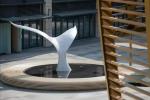 Painted Whale Tail SS316L Outdoor Metal Garden Sculptures