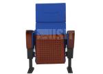 Wooden Back Home Cinema Seating , Theatre Seating Chairs Cold Rolled Steel Feet