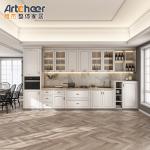 High Durability Pure White / Blue Shaker Style Kitchen Cabinets Manufactured By