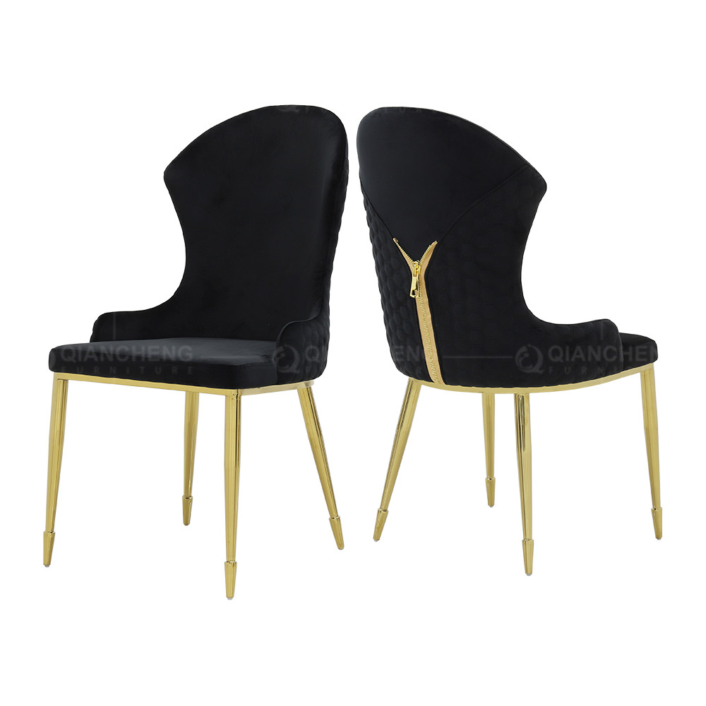 Backrest Decoration 50x60x97cm SS Dining Chairs Modern Dining Room Chairs