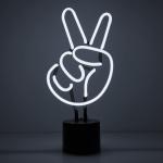 Peace 14.5 Inches Neon Light Desk Lamp Neon Light Sculpture UL