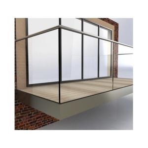 Wholesale Supermarket Aluminum U Channel Glass Railing 6mm-15mm Thickness from china suppliers
