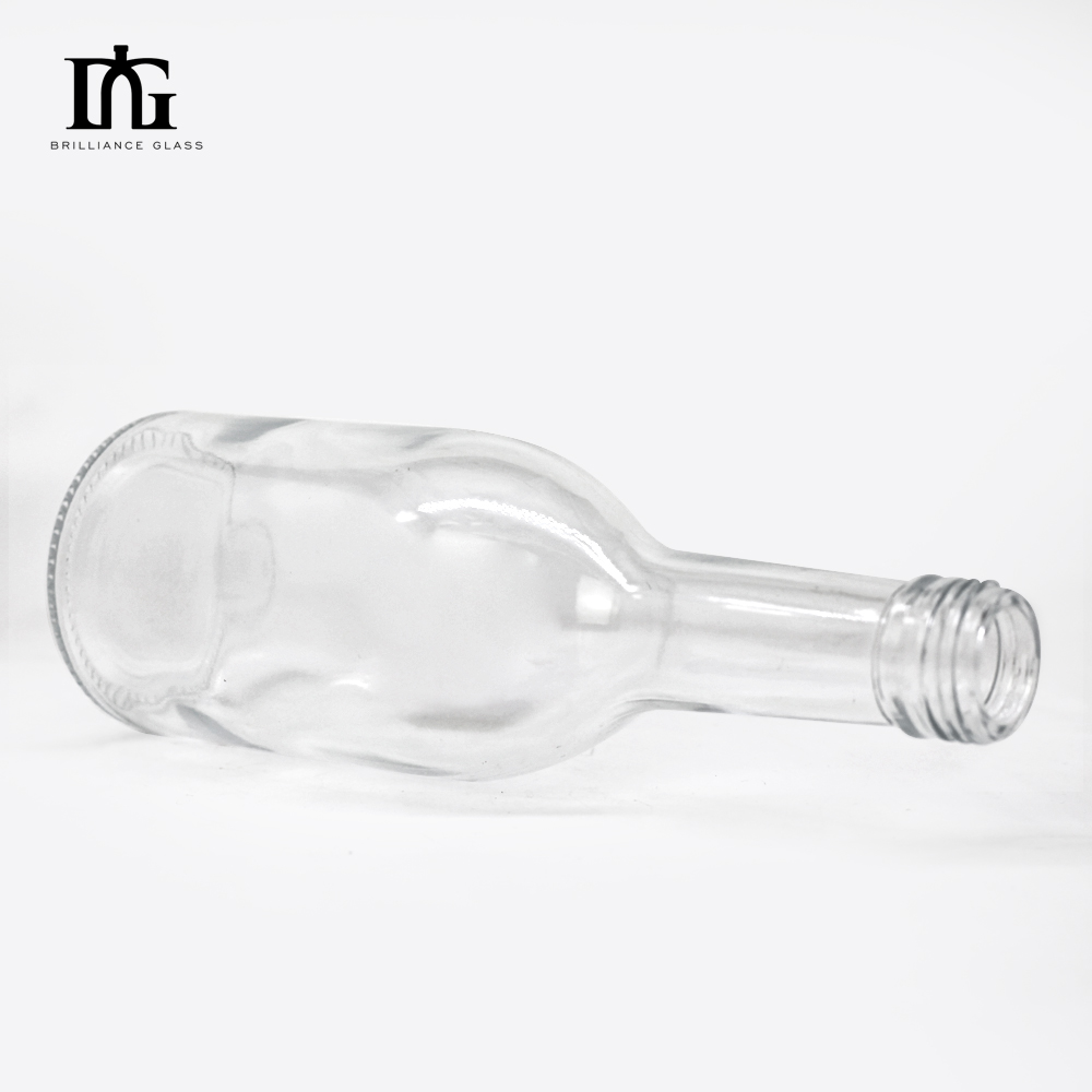 Glass Bottle for Liquor Customized 350ml Whisky Vodka Spirit 500ml Base Material Glass