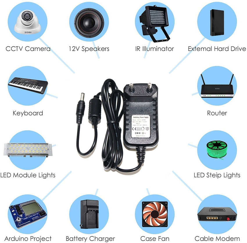 Best price power Switching Europe 5v 9v 10v 12v 3a EU plug certificate wall Power AC DC Adapter
