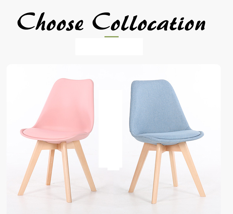 Contemporary Leather Dining Chairs Hotel Use With Solid Beech Wood Legs