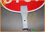 Anti UV Reflective Traffic Warning Signs Telescopic Pole Aluminum Plate Slow