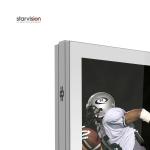 4K Outdoor Digital Signage 75inch Aluminum Enclosure Floor Stand / Wall Mount