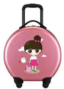 Wholesale Custom Design Cute Children Luggage ABS+PC Kids Suitcases 18 Inch Ride Carry On Trolley Travel Bags For Kids from china suppliers