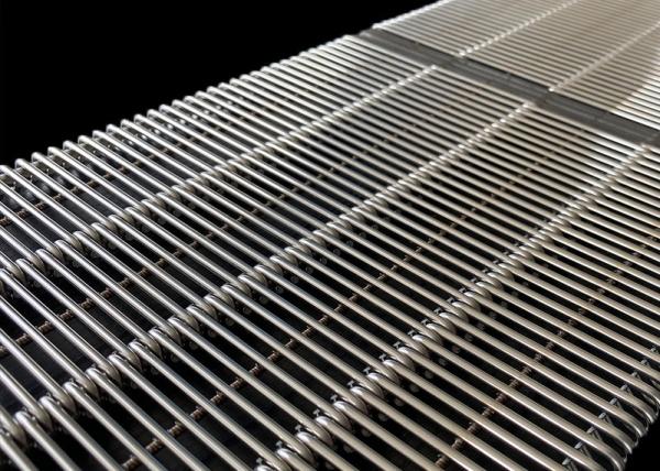 50cm Stainless Steel Eye Link Wire Conveyor Belt For Food Transportation