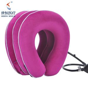 Wholesale Air neck traction travel neck pillow inflatable cervical collar neck brace stretches the cervical spine from china suppliers