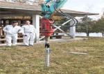 Silver Ground Screw Piles Stable HDG Q235 Steel High Class Hot Dip Galvanized
