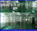 Double Lane Full Height Turnstile 304 Stainless Steel Turnstiles CE Approved