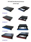 Black Fiber Optic Distribution Box , Fiber Optic Distribution Unit