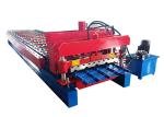 13 Rows Rollers Glazed Tile Forming Machine Hydraulic Cutting