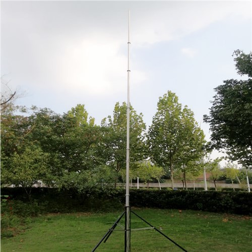 Winch Up Aluminum Sectional Pole TV Antenna Mast