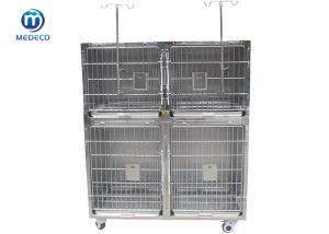 Wholesale Combined Stainless Steel Foster Care Hospital Cage With The Door Unique Sliding Designed from china suppliers