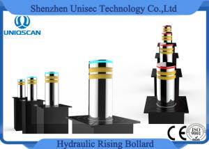 Wholesale Traffic Road Safety Barrier Hydraulic Rising Bollards Stainless Car Park Bollards from china suppliers