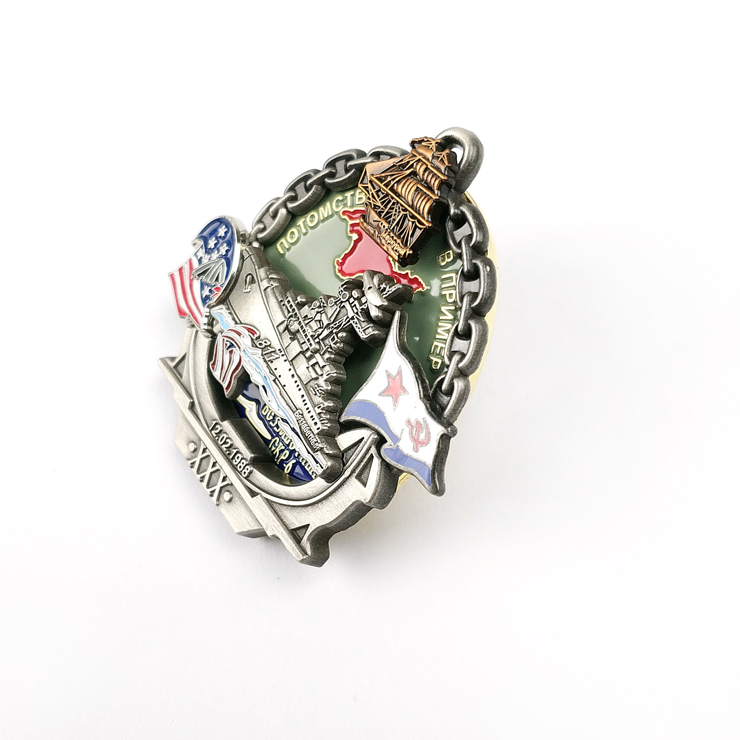 Custom 3D Badge Layers Screw Exceptional Craftsmanship For Tournaments