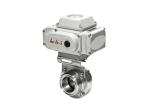 DC 1 - 5V T304 T316L Electric Actuated Butterfly Valve , Electrically Operated