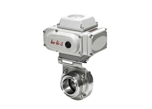 Quality DC 1 - 5V T304 T316L Electric Actuated Butterfly Valve , Electrically Operated Butterfly Valve for sale