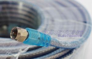 Wholesale Terminated Cable RG6 CATV Coaxial Cable with 2 Golden F Connector for Satallite TV from china suppliers
