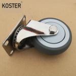 4 Inch Steel Fork Table Cart Medical Wheel Heavy Duty Caster with 1.000kg Gross
