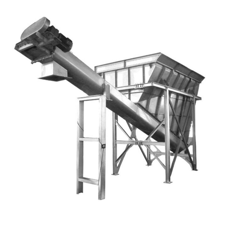 OEM Custom Machinery Stainless Steel U Shaped Sawdust Screw Auger Conveyor