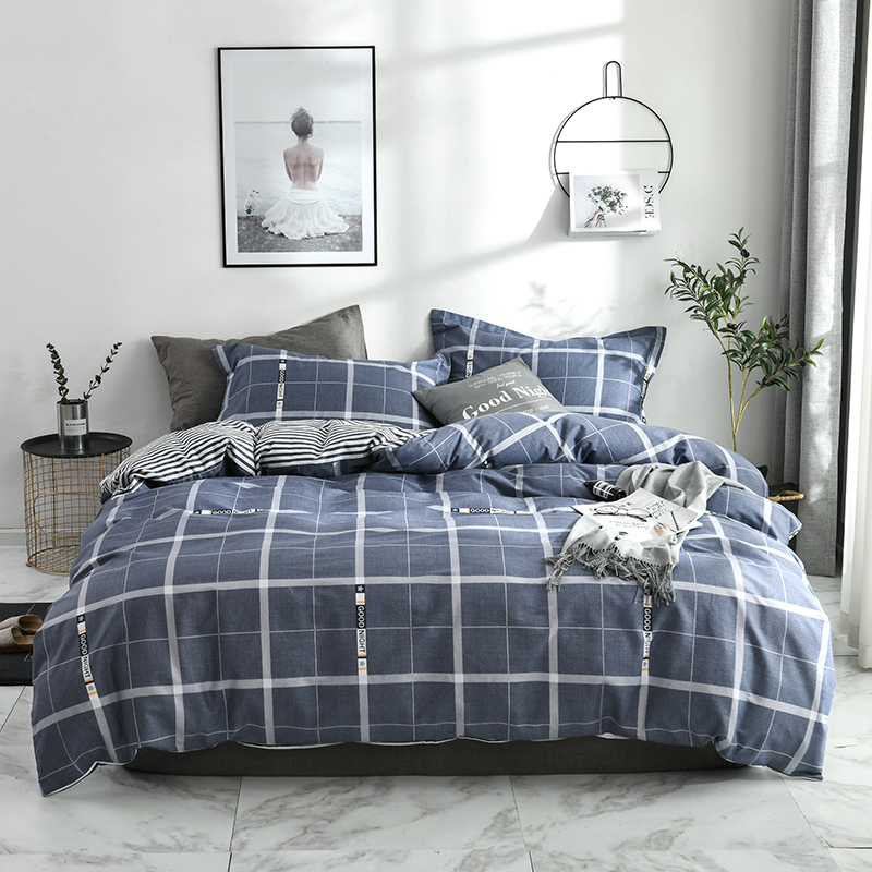 100% Polyester Fibre Customised 4 Piece 2021 King Size Bedding Set Cotton 300Tc for Bedroom