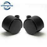 Plastic Mounting Plate Furniture Castors Wheels 100mm Carton Package