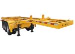 Fuwa Skeleton Container Semi Trailer 24V 13 Ton Flatbed Truck