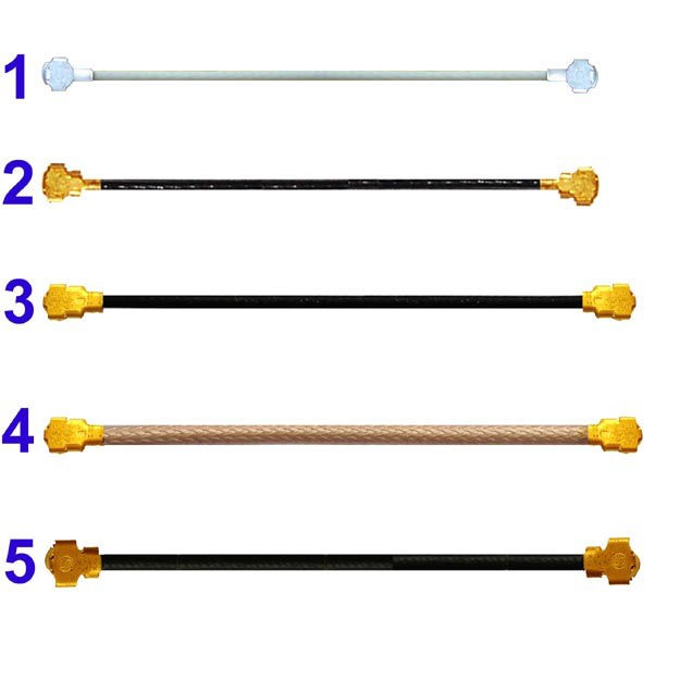 V.S.W.R≤1.5 50 OHM 10cm RG1.13 Jumper Cable with SMA-Female to U.FL IPX Connector