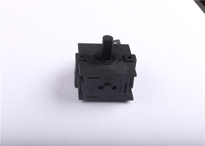 Square Abs High Power Rotary Switch , Dust Proof 5 Pin Rotary Switch Customized Color